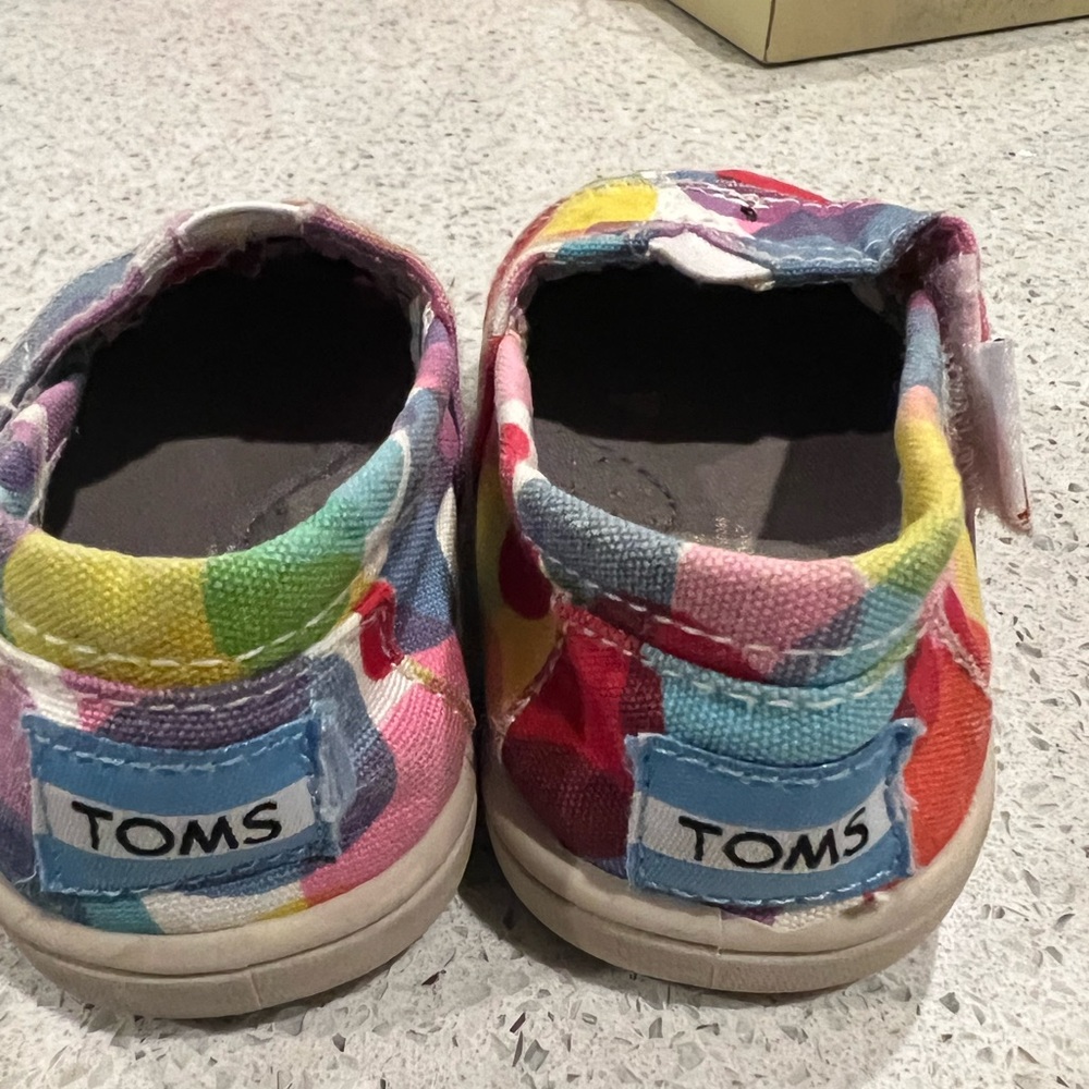 Cute little colorful TOMS for baby